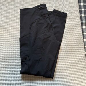 Lululemon running leggings with drawstring 28”